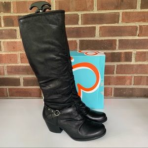 bare trap knee high boots
